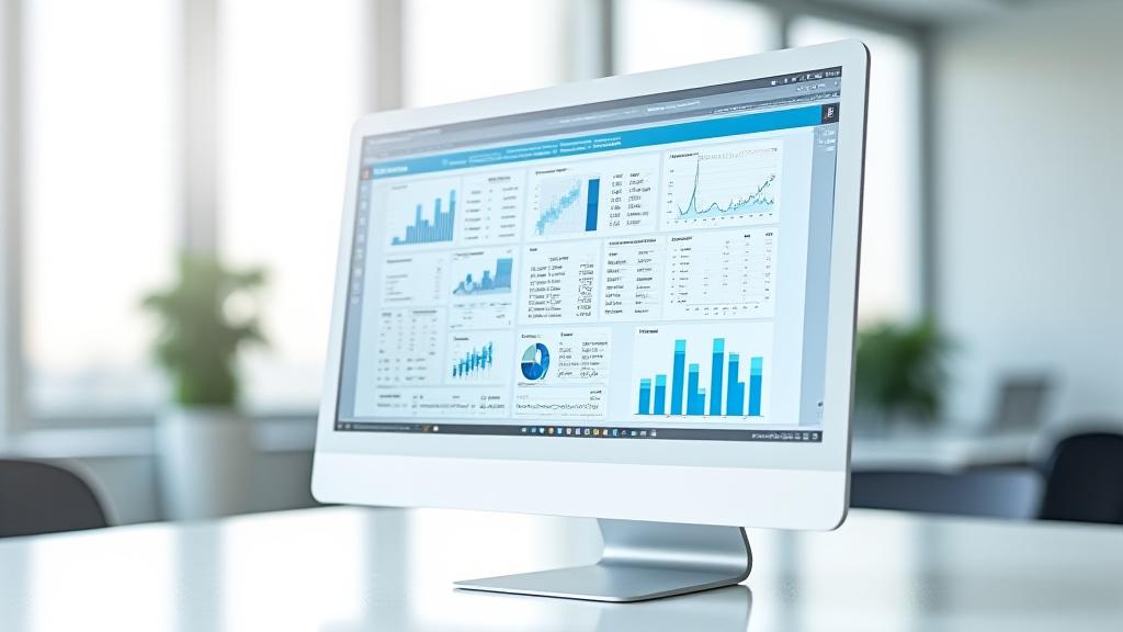 Dashboard aziendale moderna con grafici in tempo reale e analisi predittiva